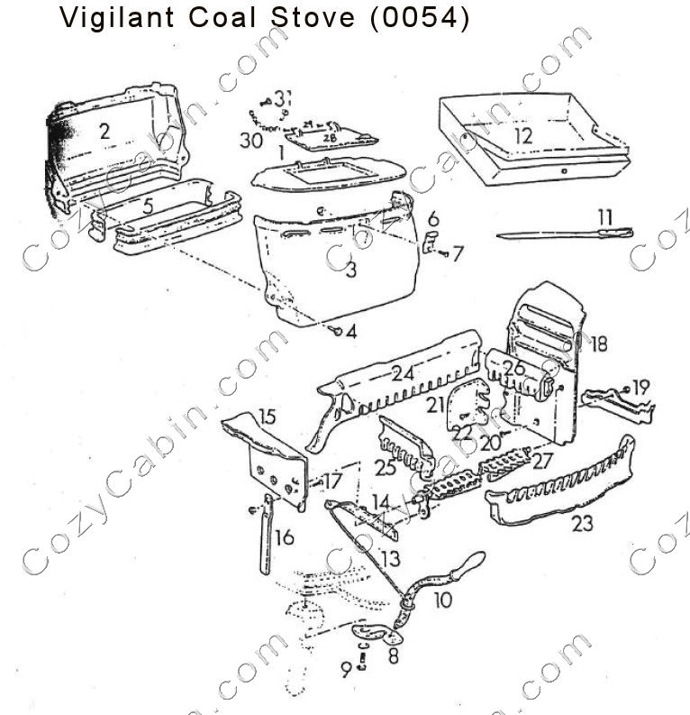 Vigilant Coal Stove (0054) #54